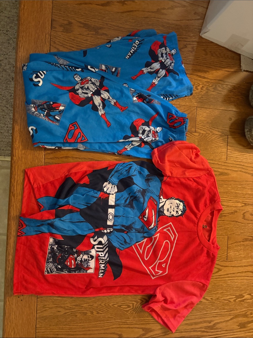 DC Comics Superman Red and Blue Kids Pajama Set